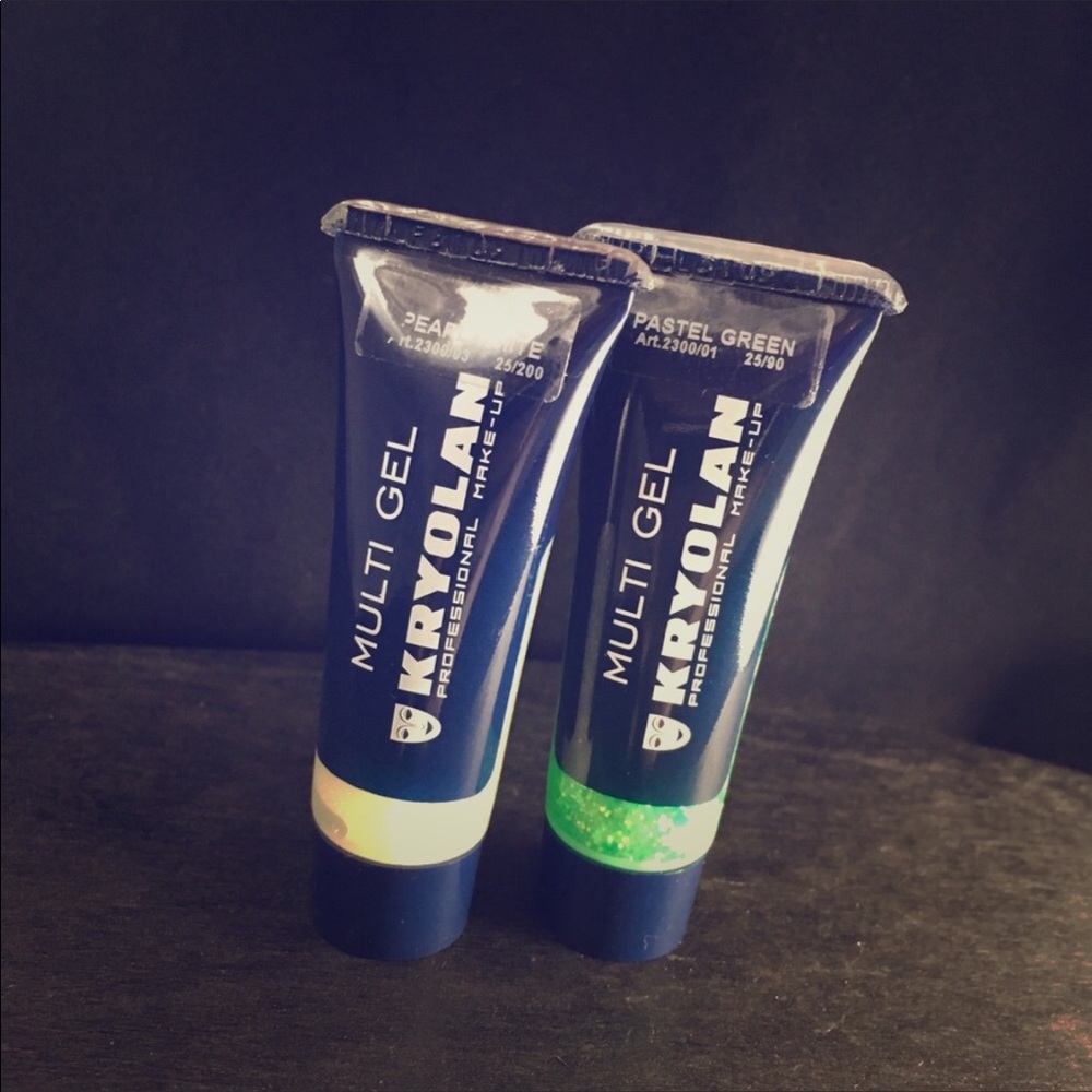 NEW Kryolan Glitter Gel Bundle